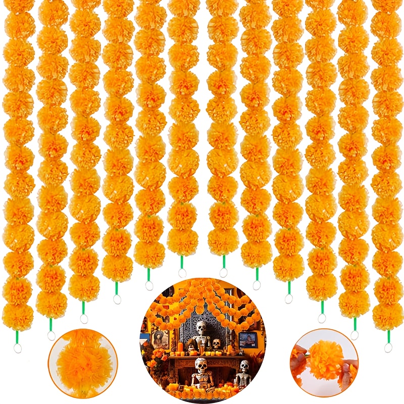 1pcs Marigold Garland for Deco - đánh giá và giá Home Decor Indonesia
