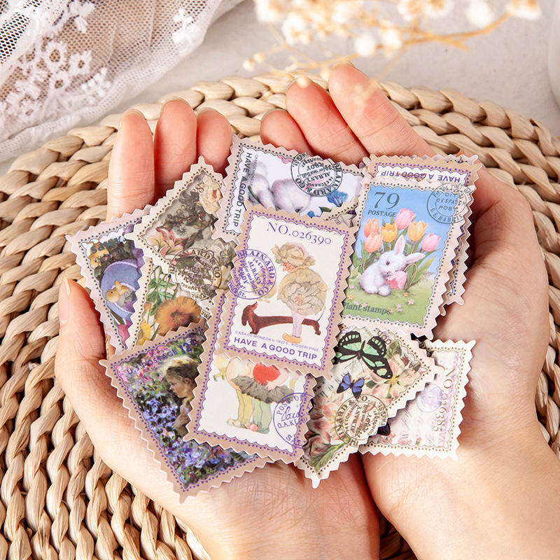 100pcs Autumn Fairy Tale Stamp - đánh giá và giá Home Decor Magazine