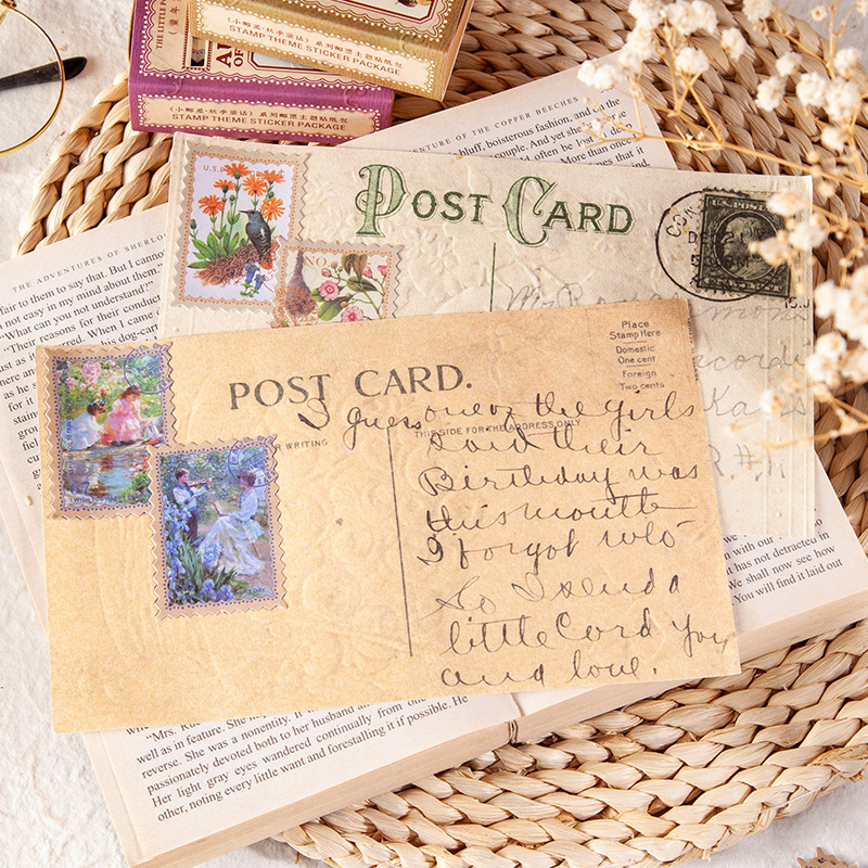 100pcs Autumn Fairy Tale Stamp - đánh giá và giá Home Decor Magazine