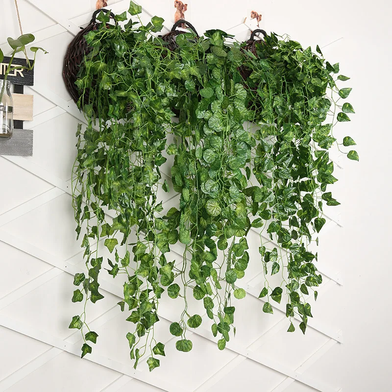 90Cm Nhân Tạo Xanh Củ Cải Treo - đánh giá và giá Rattan Plant Basket