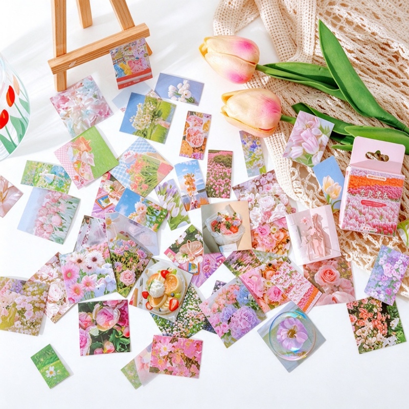 45Pcs Spring Flower Stickers D - đánh giá và giá Home Decor Magazine