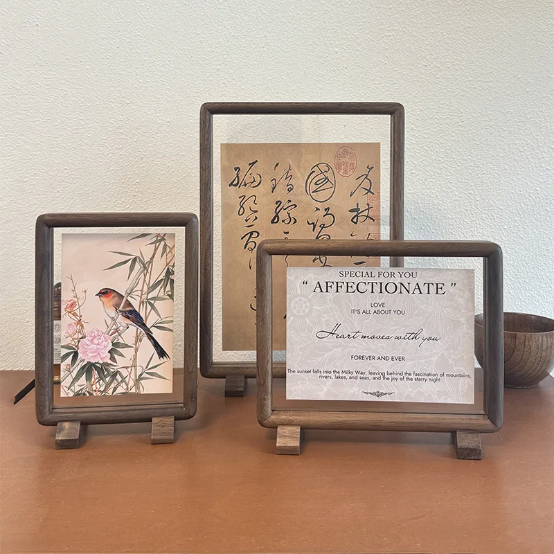 Premium Solid Black Walnut Dou - đánh giá và giá Bamboo Photo Frame