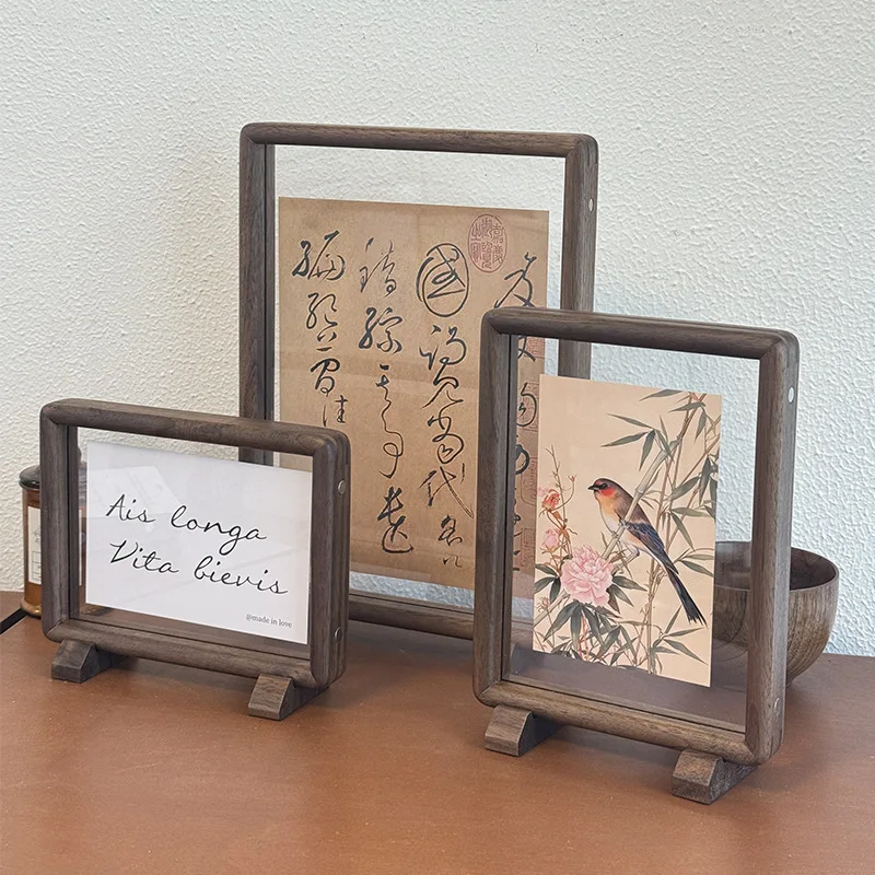 Premium Solid Black Walnut Dou - đánh giá và giá Bamboo Photo Frame